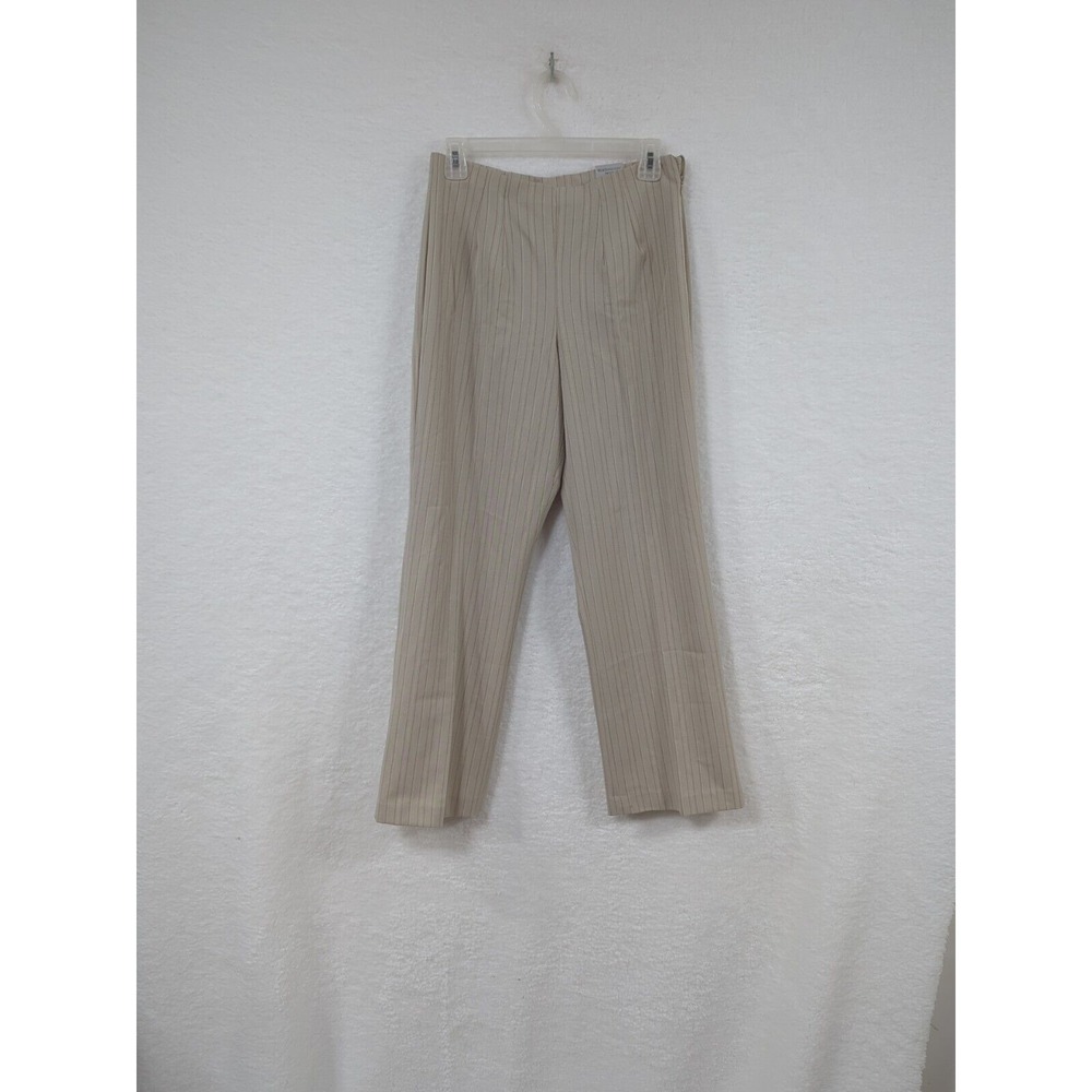 Worthington Petite Pocketless Katherine Fit Cream‎ Bootcut Dress Pants Size 10P